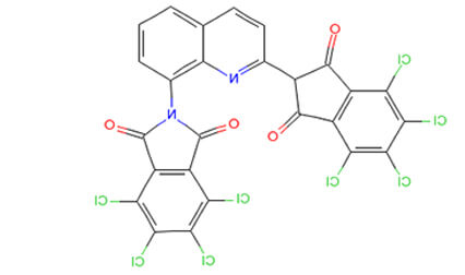顏料黃138分子結構圖