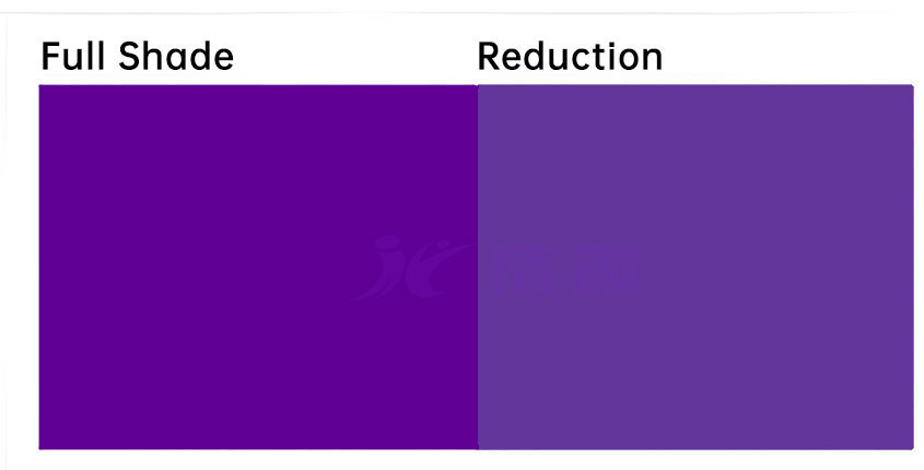 分散紫57染料著色顏色示意色卡圖