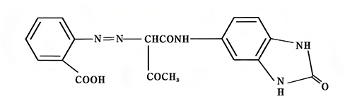 顏料黃151分子結構圖