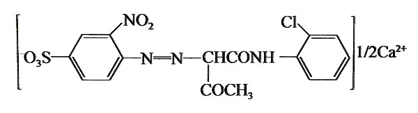 顏料黃168分子結構圖