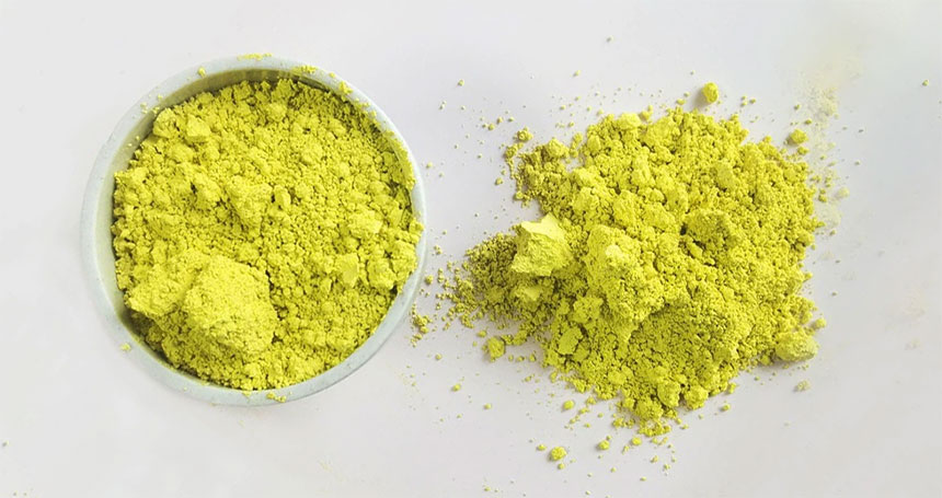 顏料黃53色粉實拍圖