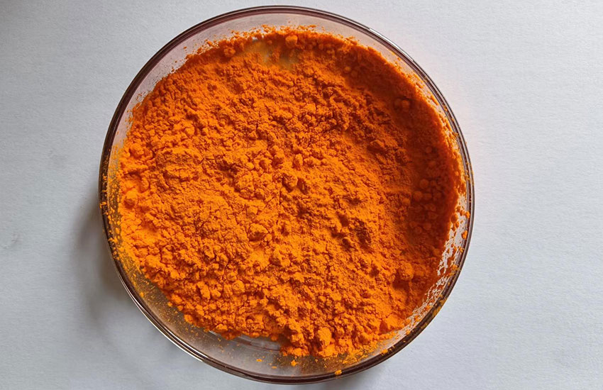 熒光黃8GF色粉實拍圖