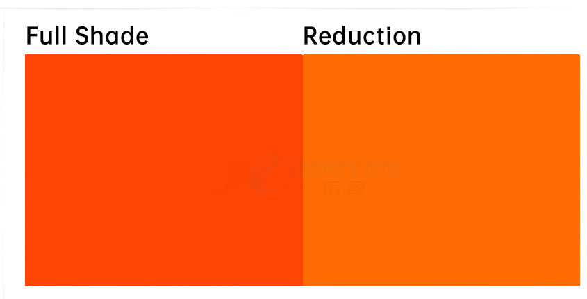溶劑橙107著色顏色色卡圖