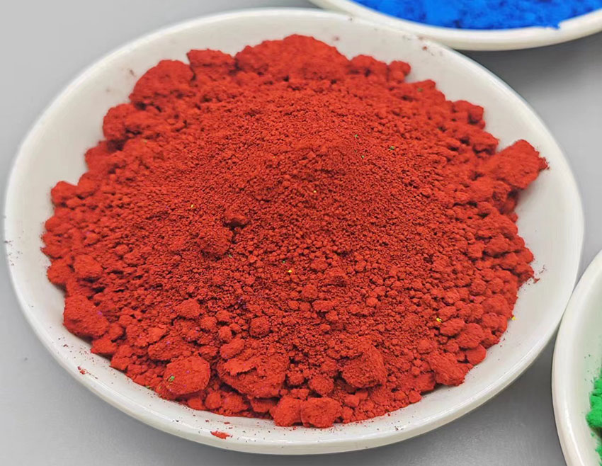 氧化鐵紅色粉實拍圖