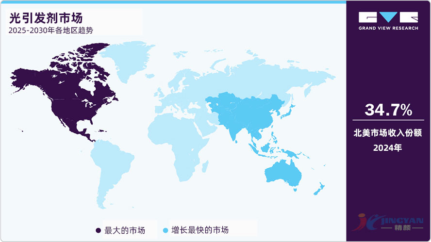 光引發劑市場各地區趨勢分析