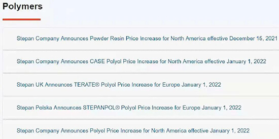 斯捷潘連發5封漲價函
