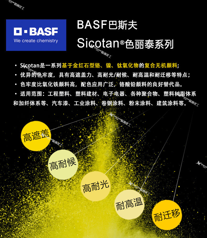 巴斯夫色麗泰顏料優勢